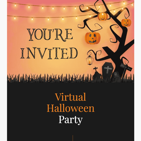 Halloween Online Event Invite 2